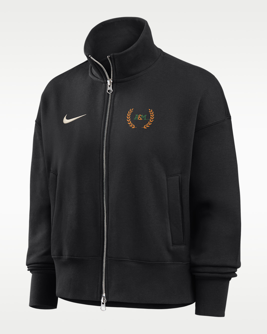 Nike College (Florida A&M University) Women's Nike Phoenix Fleece Track Jacket - Black