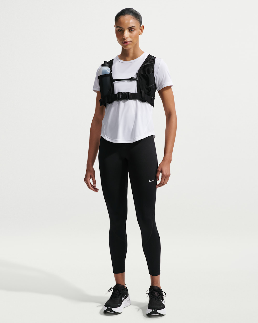 Nike Tempo løpeleggings i 7/8 lengde med høyt liv til dame - Svart