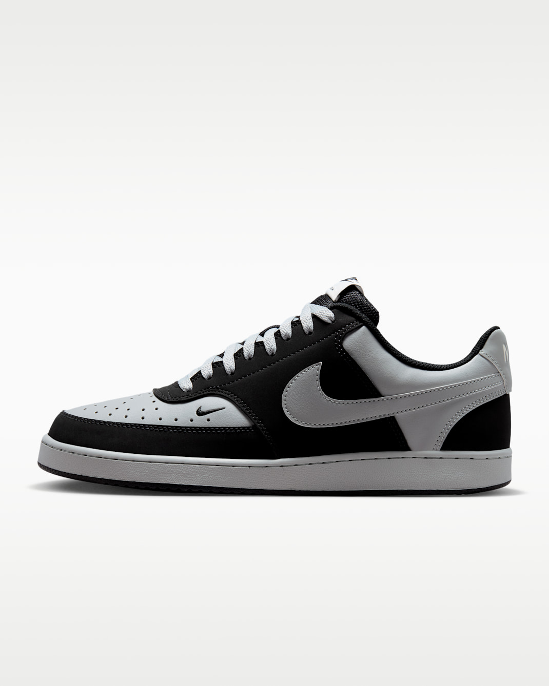 Tenis para hombre Nike Court Vision Low - Negro/Gris humo claro/Vela/Gris humo claro