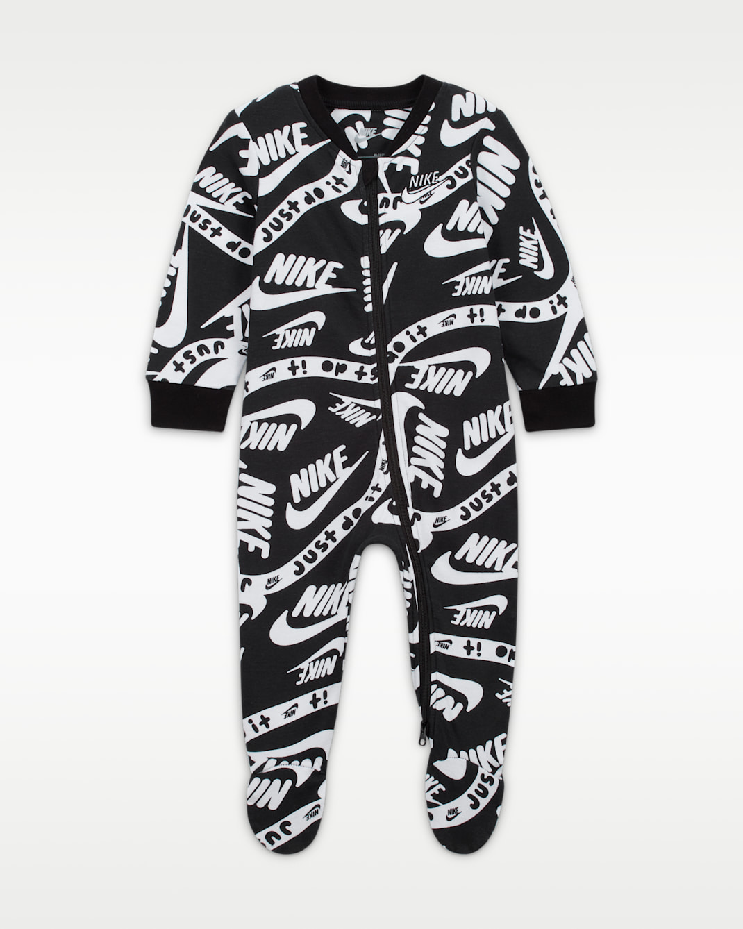 Nike Sportswear Club Printed Coverall coverall voor baby's - Zwart