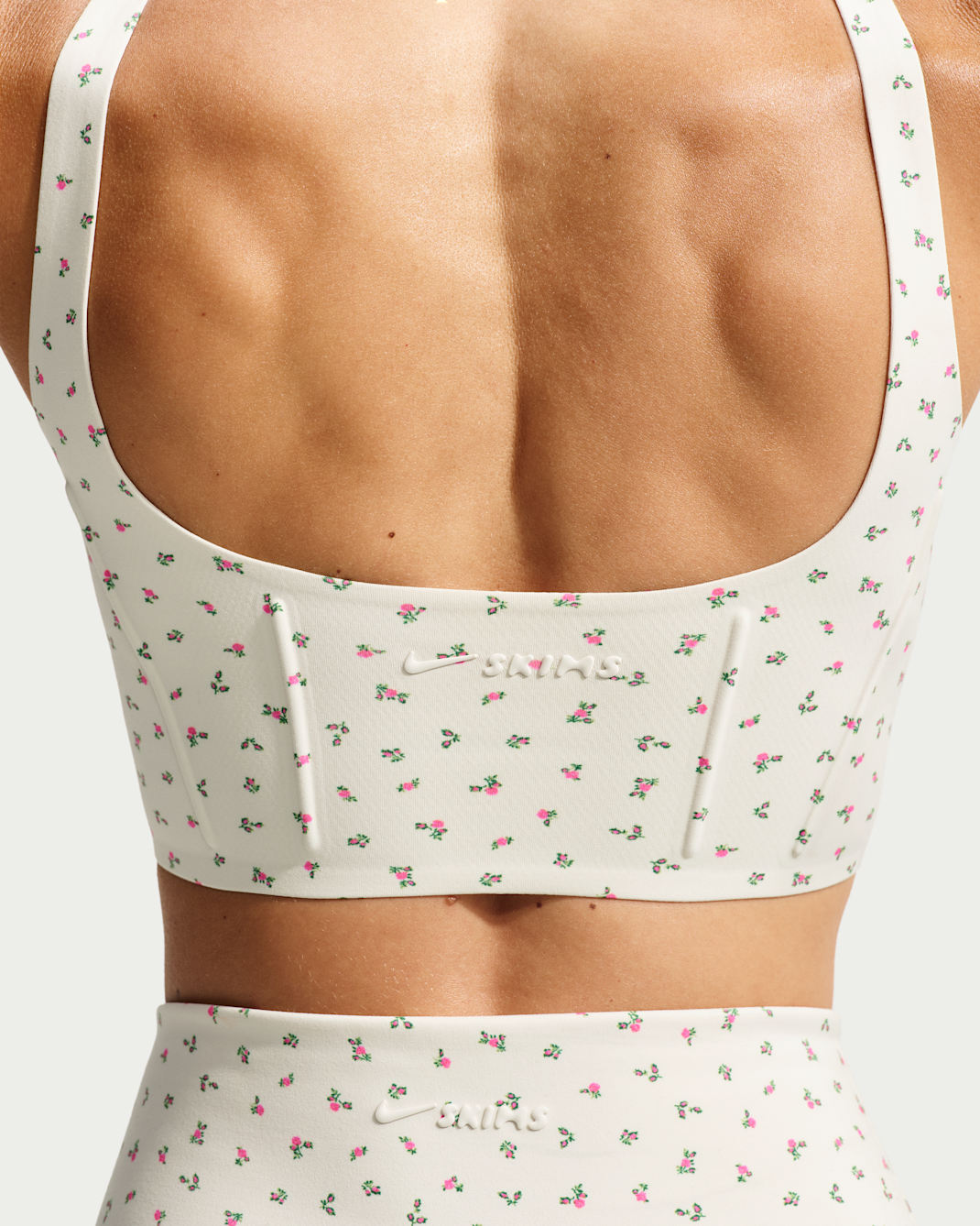 NikeSKIMS Matte Women's Printed Long-Line Corset Bra