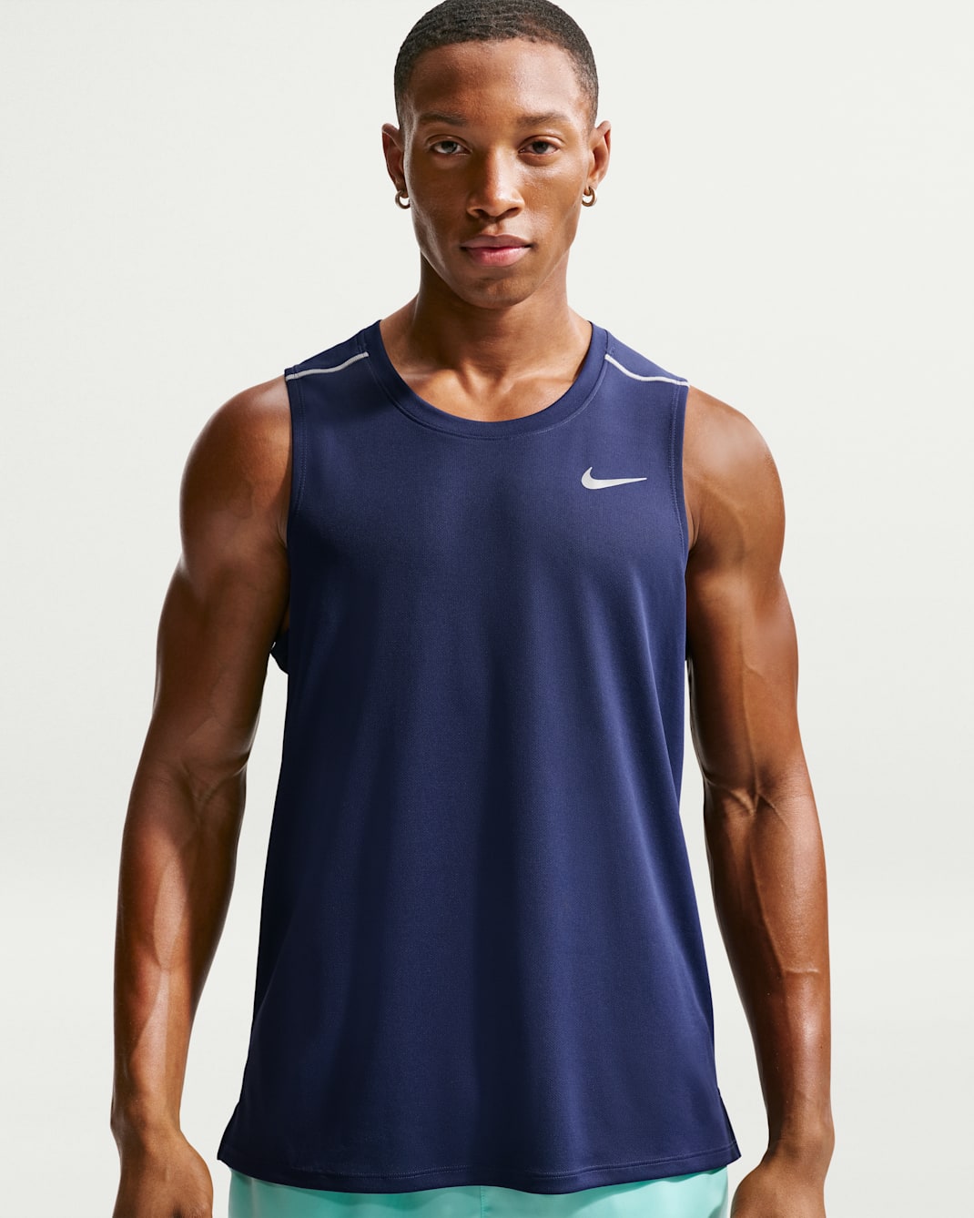 Débardeur de running Dri-FIT Nike Miler pour homme - Midnight Navy