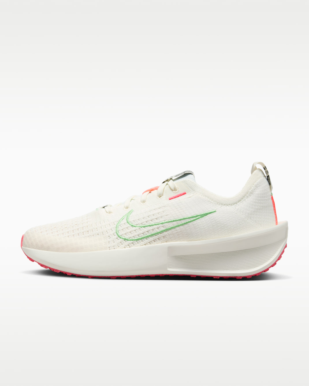 Nike Interact Run Women's Road Running Shoes - Sail/Hot Punch/Phantom/Vapour Green