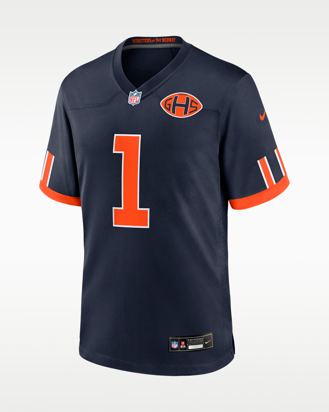 Jaylon Johnson Chicago Bears Rivalries Collection Men's Nike NFL Game Jersey - Navy