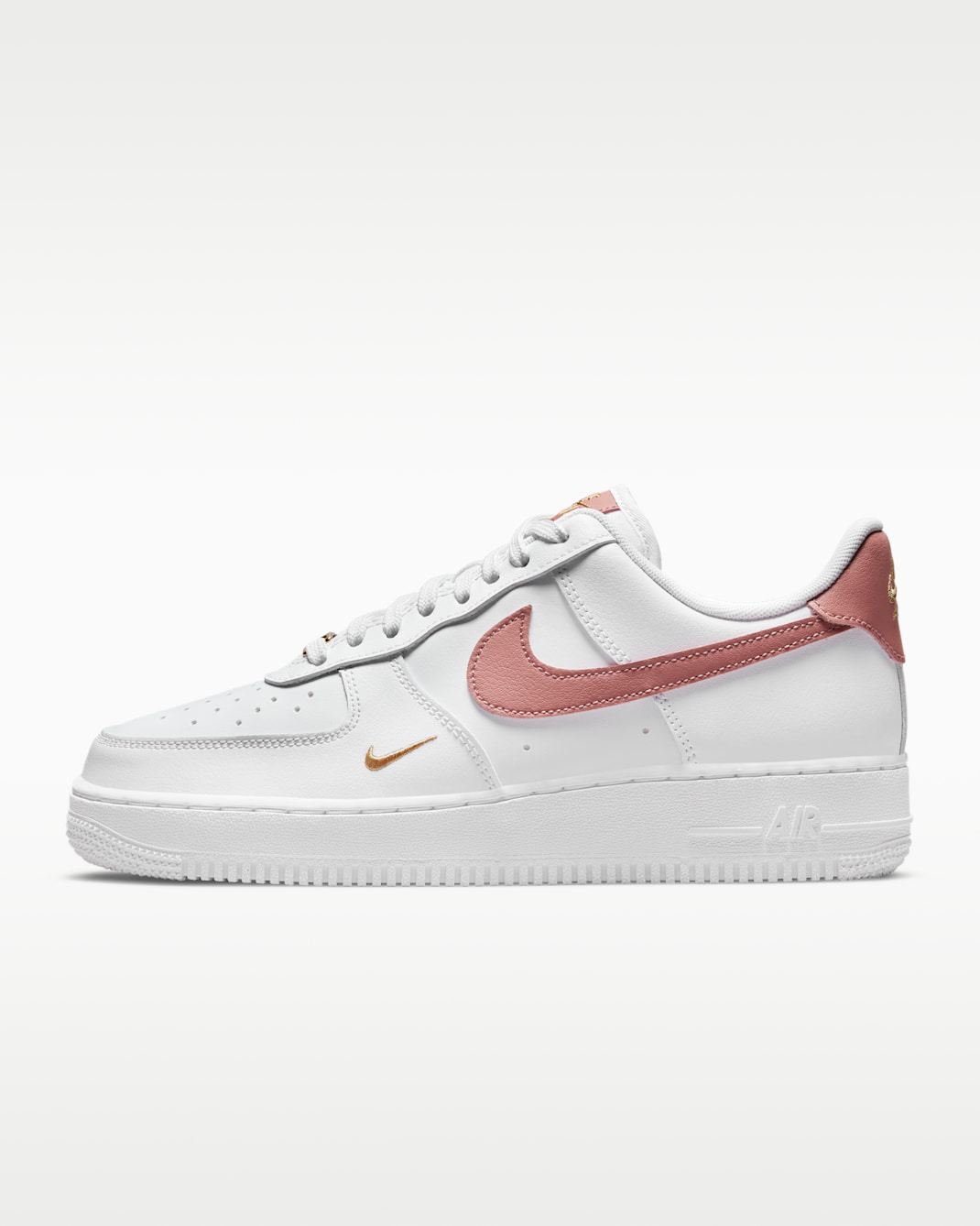Calzado para mujer Nike Air Force 1 '07 Essential - Blanco/Blanco/Rosa óxido/Rosa óxido