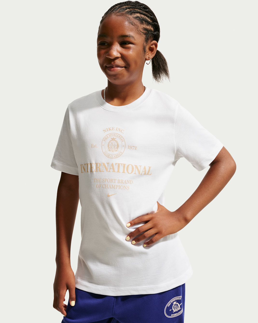 Nike Sportswear Older Kids' T-Shirt - White