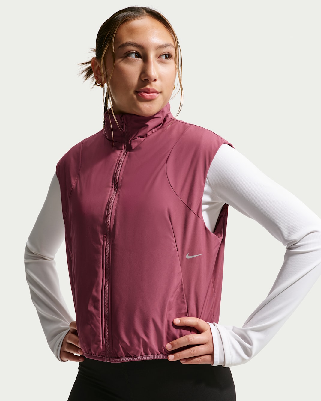 Chaleco STORM-FIT para niña Nike Mavn - Rosa humo