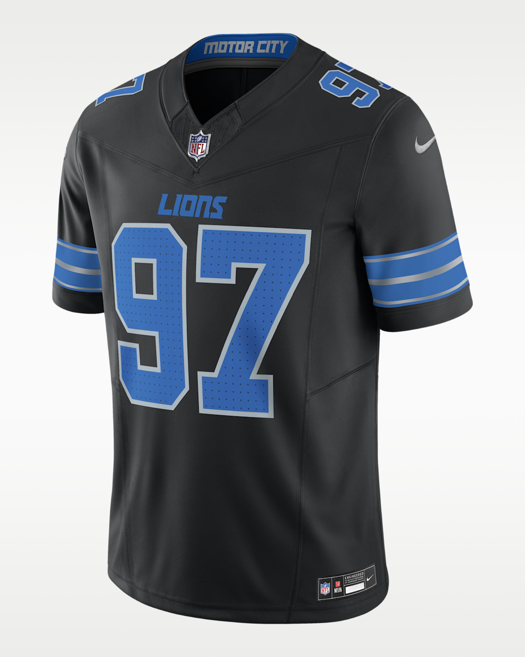 Aidan Hutchinson Detroit Lions Men's Nike Dri-FIT NFL Limited Football Jersey - Black