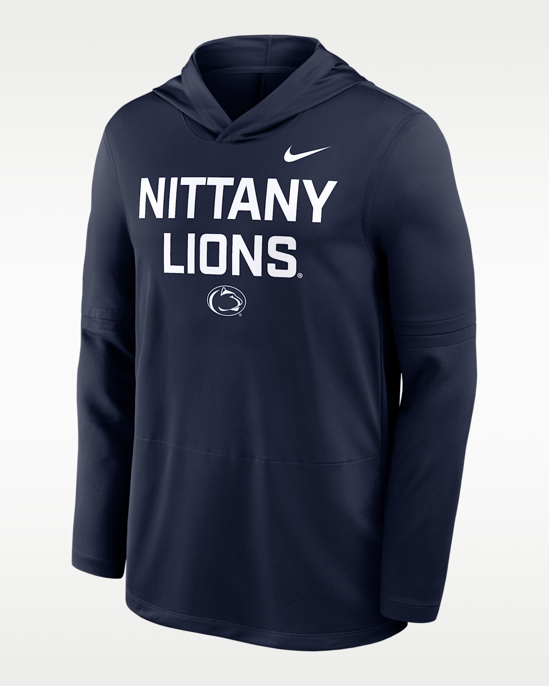 Penn State Sideline Men's Nike Dri-FIT College Long-Sleeve Hooded Top - Navy