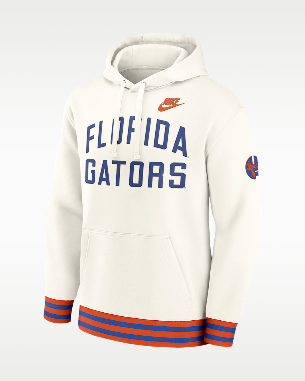 Florida Legacy Men's Nike College Pullover Hoodie - Cream/Orange