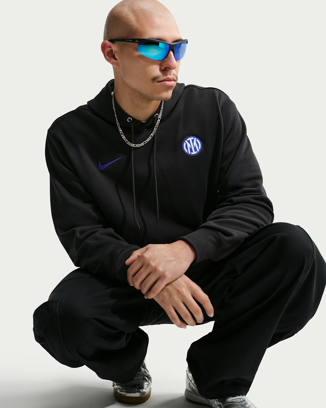 Inter Milan Club Men's Nike Soccer French Terry Pullover Hoodie