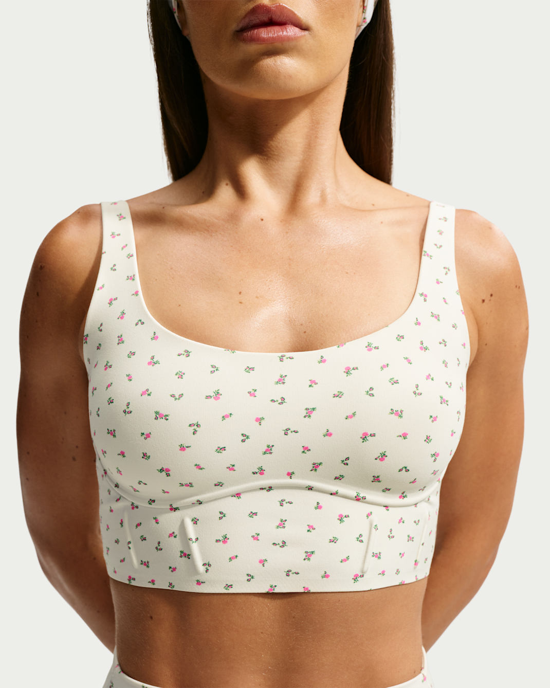 NikeSKIMS Matte Women's Printed Long-Line Corset Bra