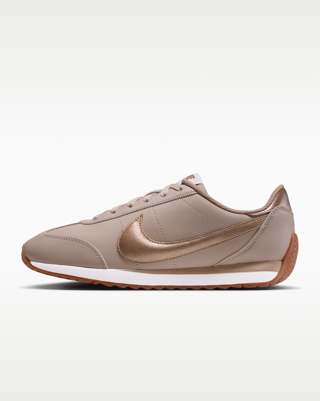 Nike Pacific Leather Women's Shoes - Sanddrift/Gum Medium Brown/White/Blur