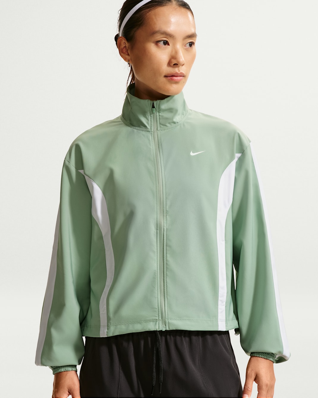 Nike One Women's Woven Jacket - Steam/White/White