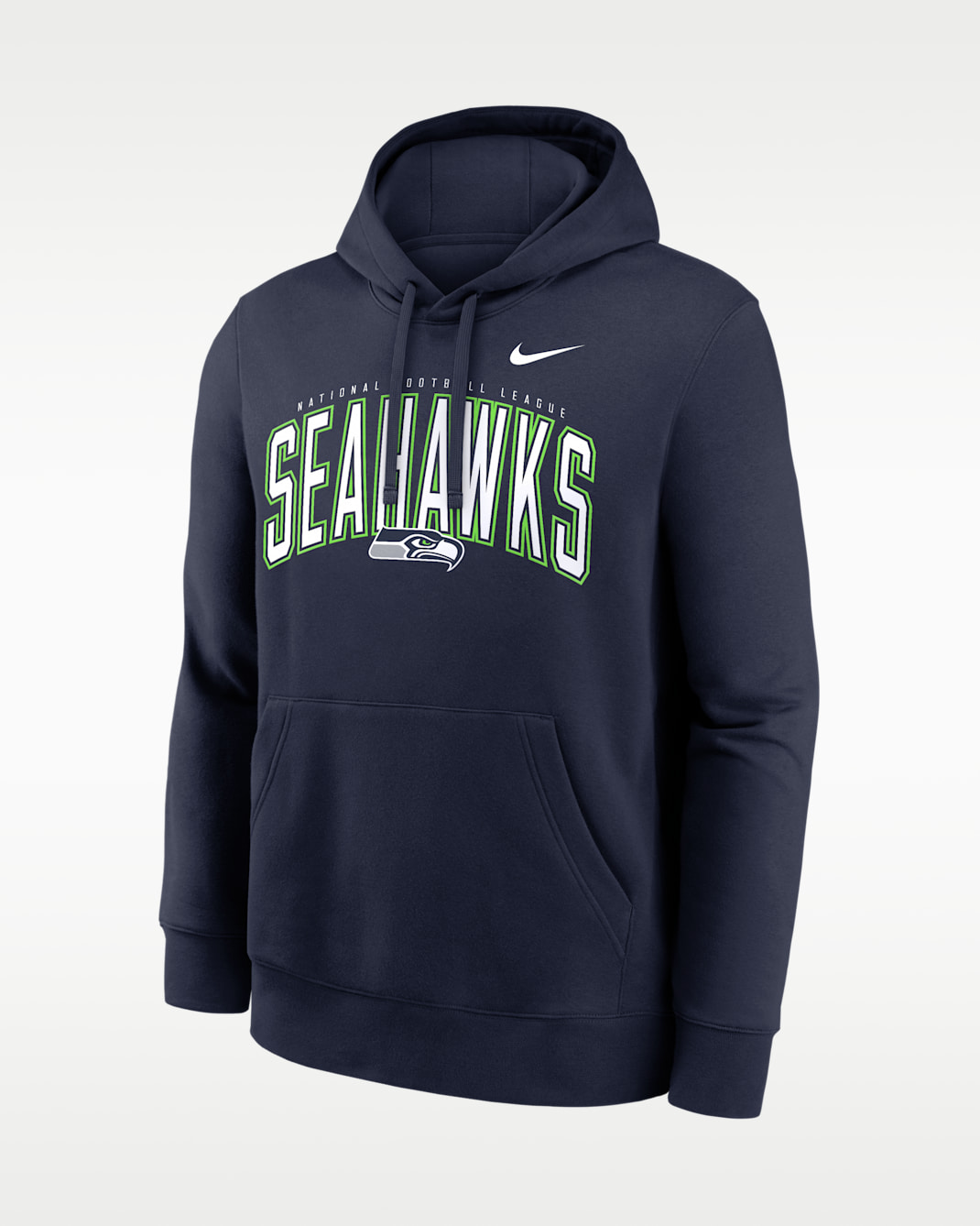 Seattle Seahawks Club Men's Nike NFL Pullover Hoodie - Navy