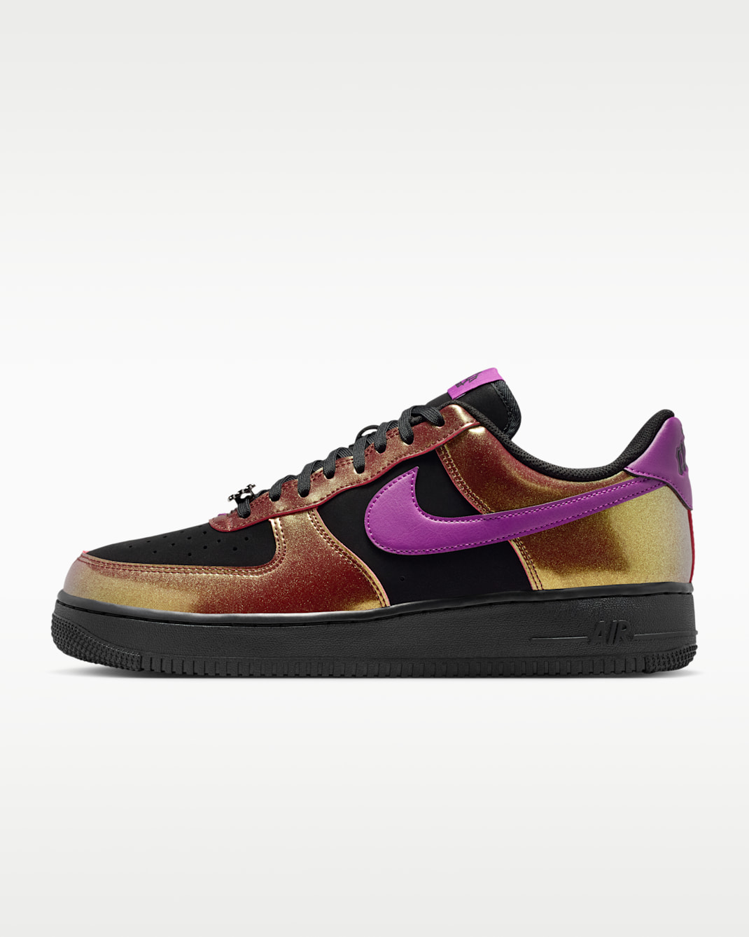 Chaussure Nike Air Force 1 '07 LV8 pour homme - Noir/Bold Berry