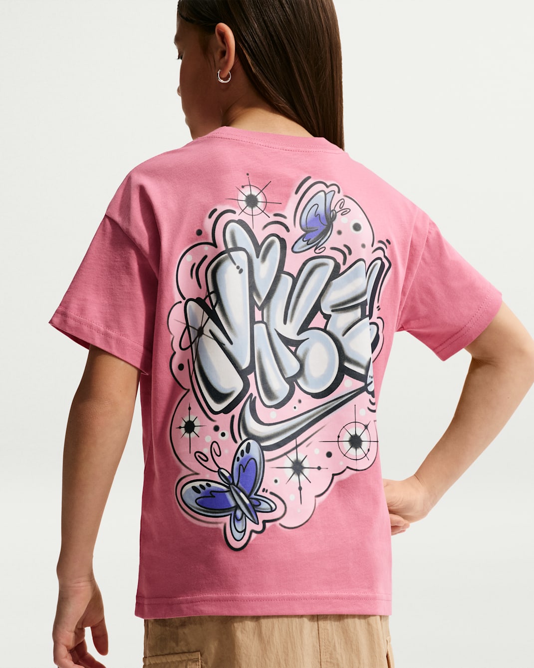 Nike Sportswear Older Kids' T-Shirt - Peony