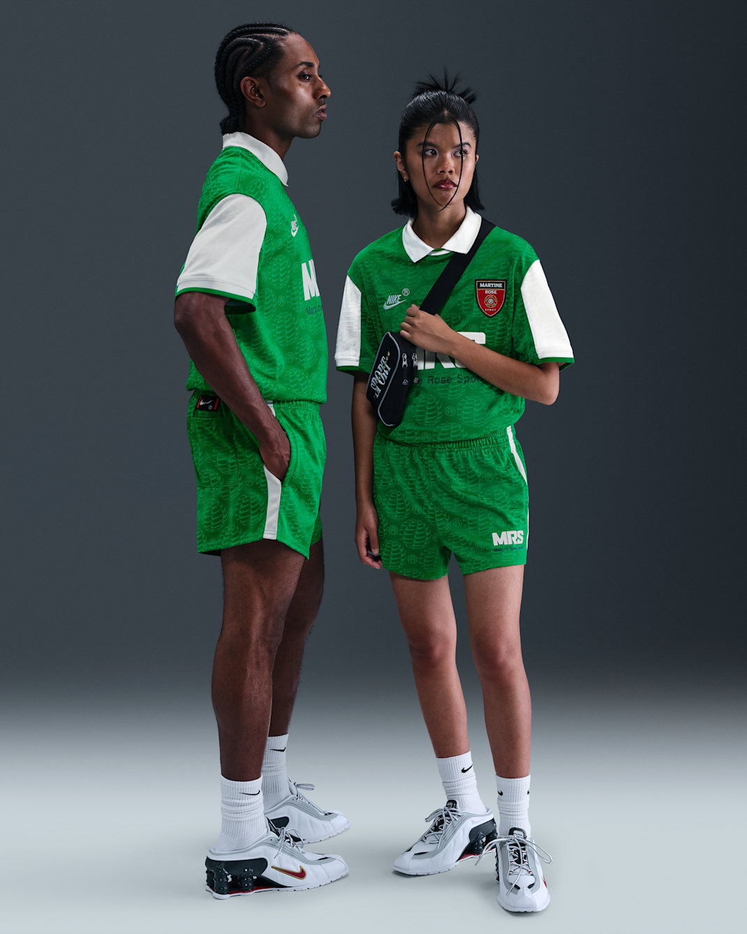 Nike x Martine Rose Sport Men's Soccer Shorts - Lucky Green/White