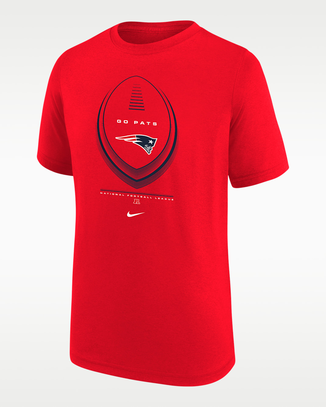 New England Patriots Icon Legend Edition Big Kids' Nike Dri-FIT NFL T-Shirt - Red