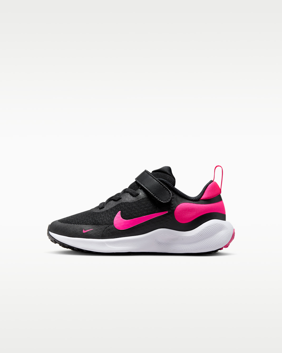 Nike Revolution 7 Little Kids' Shoes - Black/White/Hyper Pink