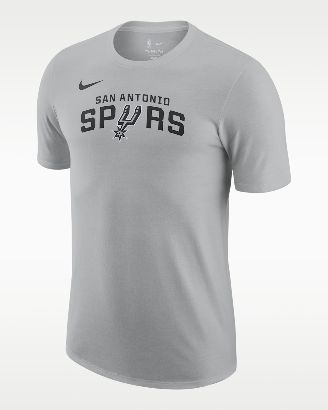 San Antonio Spurs Essential Nike NBA-T-Shirt für Herren - Flat Silver