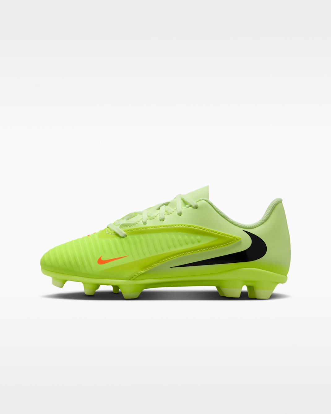 Nike Jr. Phantom 6 Low Club Fußballschuh für verschiedene Böden (ältere Kinder) - Hyper Crimson/Limelight/Schwarz