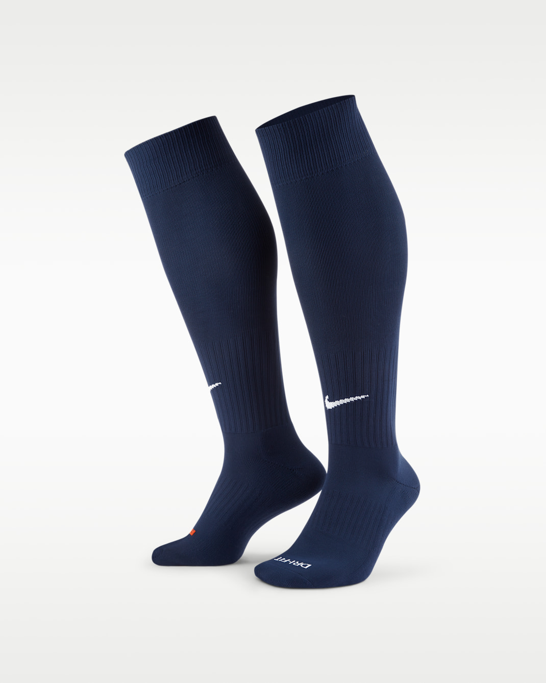 Långa fotbollsstrumpor Nike Academy  - Midnight Navy/Vit