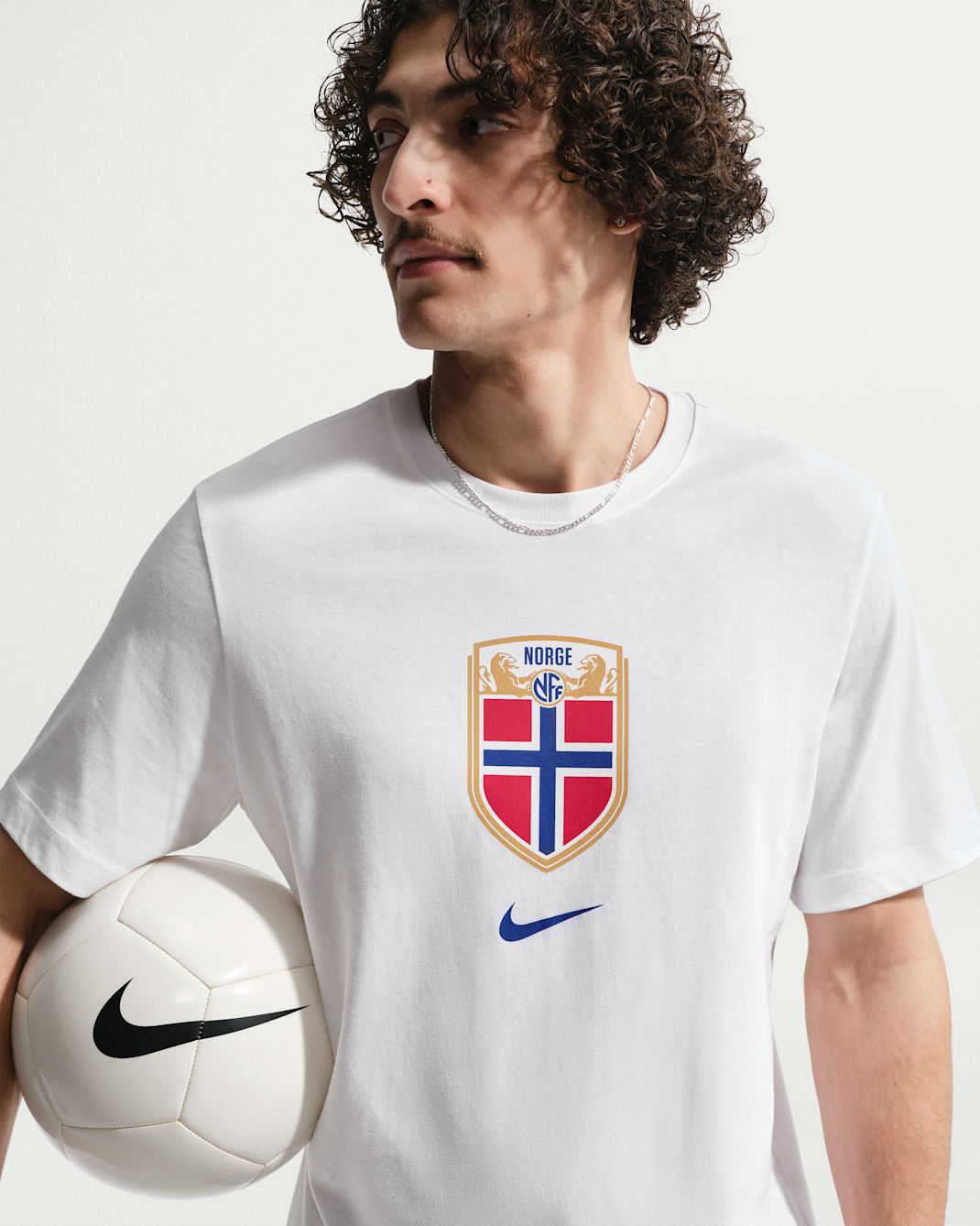 Norway Men's Nike Soccer T-Shirt - White