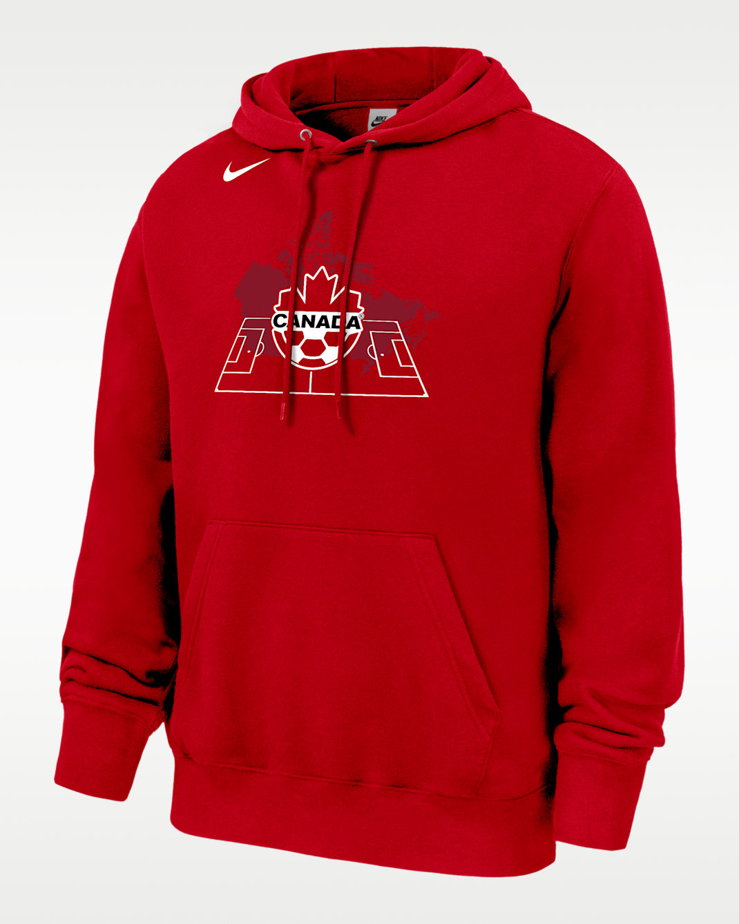 World Cup Canada Men's Nike Club Fleece Pullover Hoodie - University Red