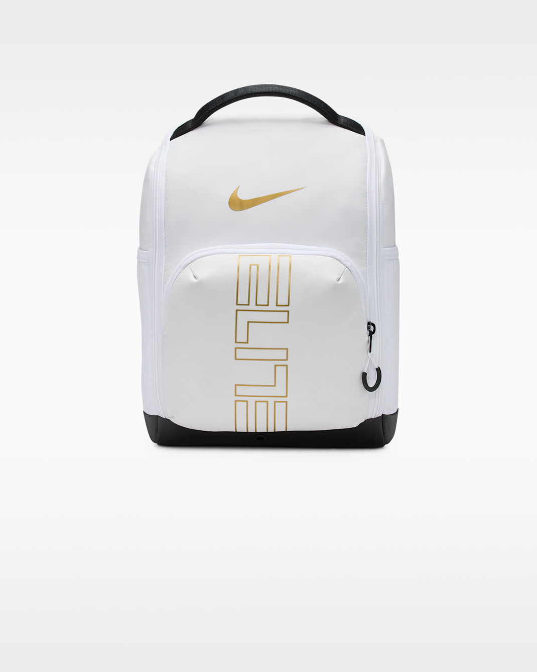 Nike Varsity Elite Basketball Shoe Bag (14L) - White/Black/Metallic Gold
