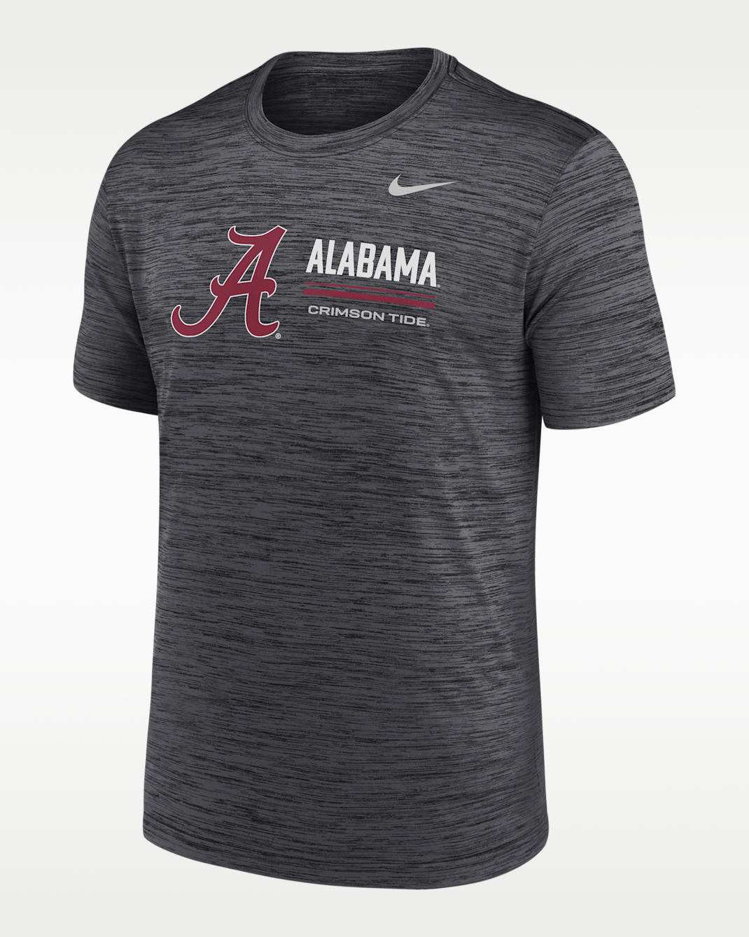Playera universitaria Nike Dri-FIT para hombre Alabama Sideline Velocity - Antracita