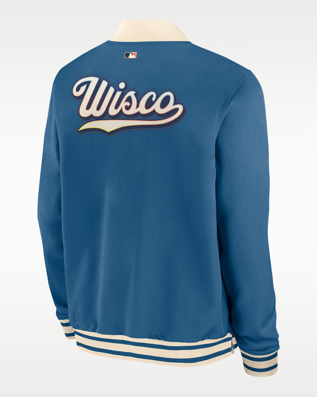 Milwaukee Brewers Authentic Collection City Connect Men's Nike MLB Full-Zip Bomber Jacket