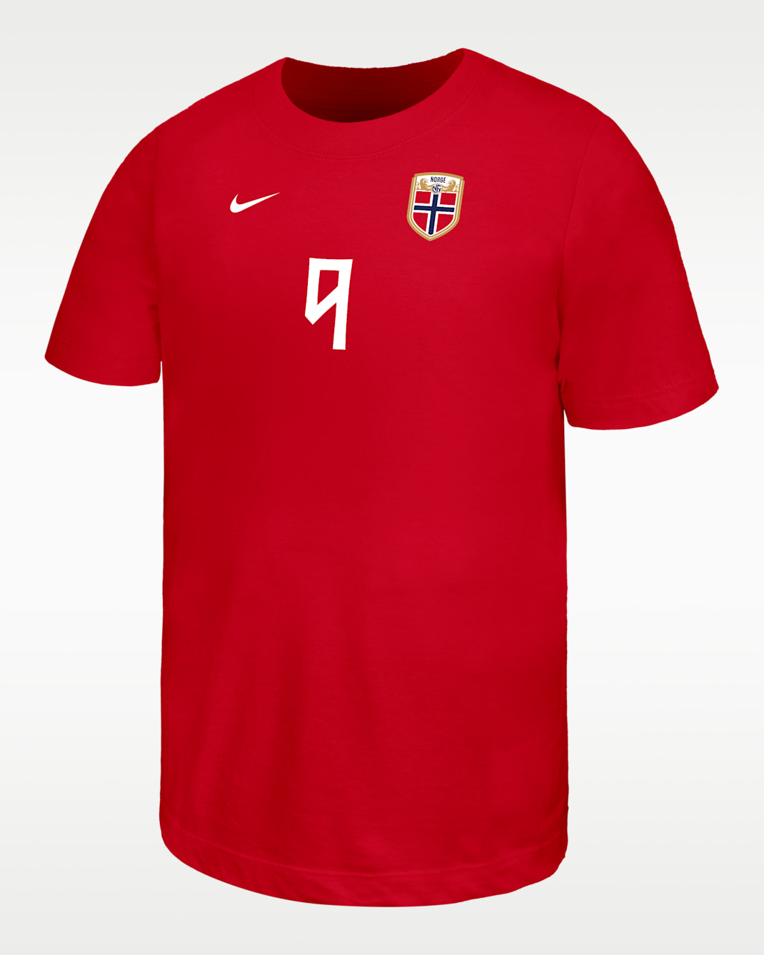 Erling Haaland Norway Big Kids' Nike Soccer T-Shirt - University Red