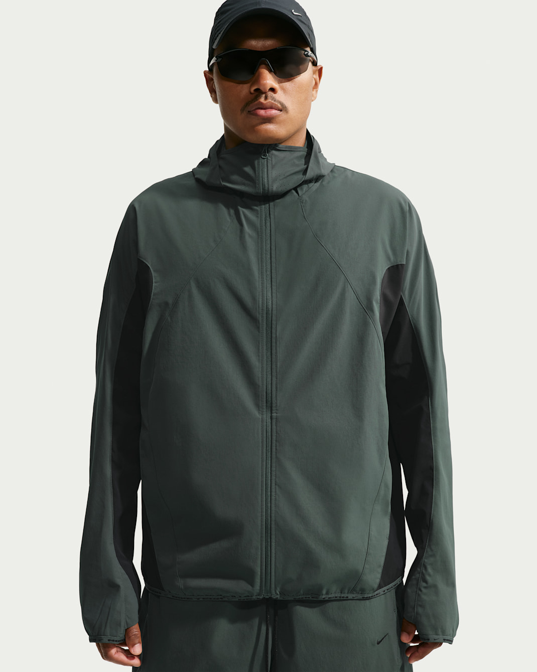 Veste à manches longues Dri-FIT Nike Tech Helios pour homme - Camo Green/Noir/Noir