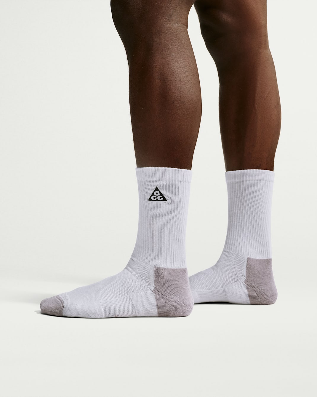 Nike ACG Everyday Elevated Crew Socks (1 Pair) - Photon Dust/College Grey