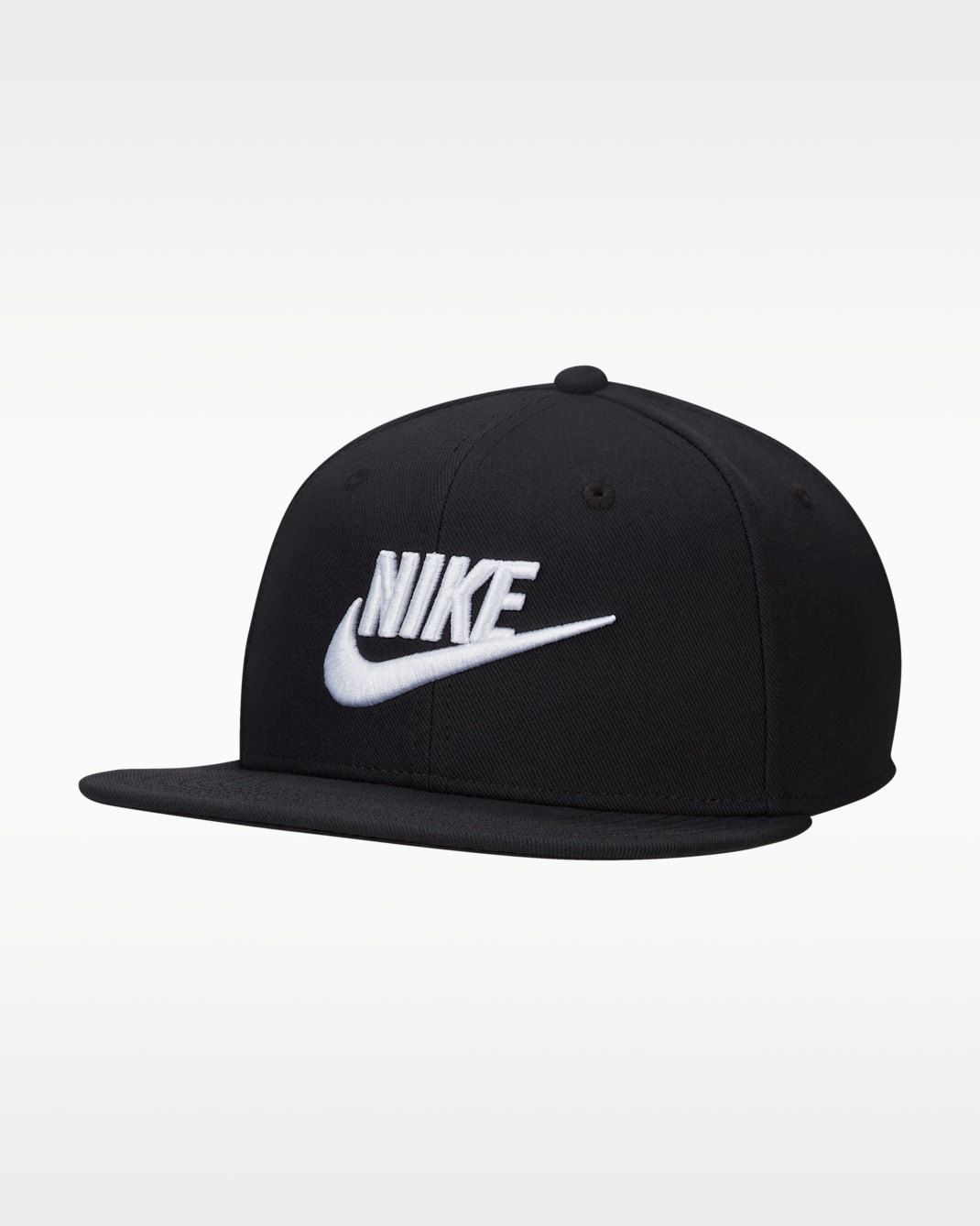 Nike Dri-FIT Pro Structured Futura Cap - Black/Black/Black/White