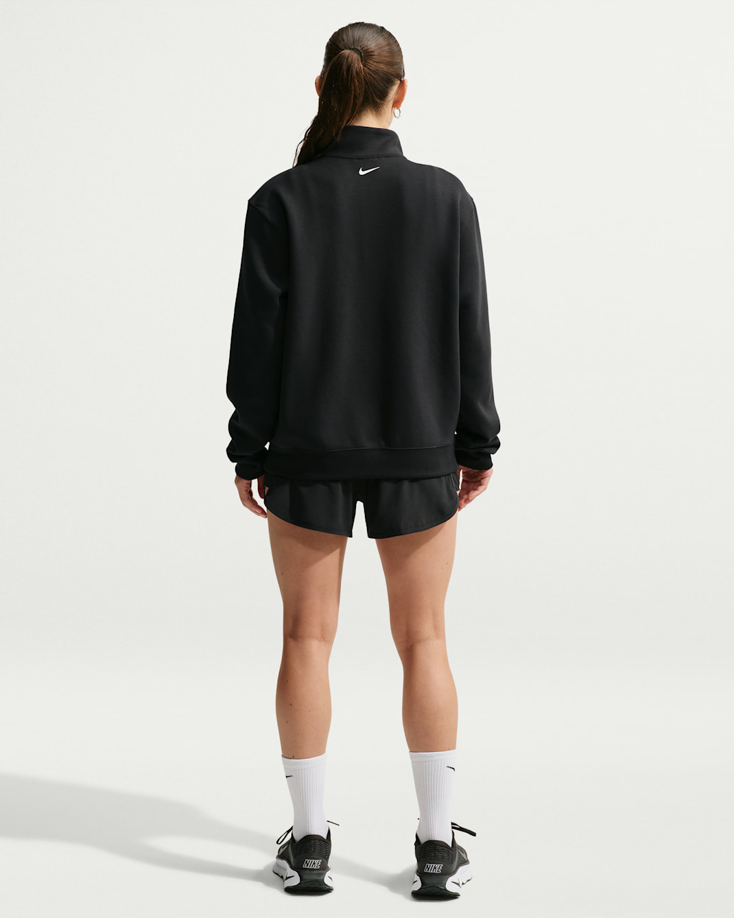 Nike Studio Fleece Sport Women's Dri-FIT 1/4-Zip Top