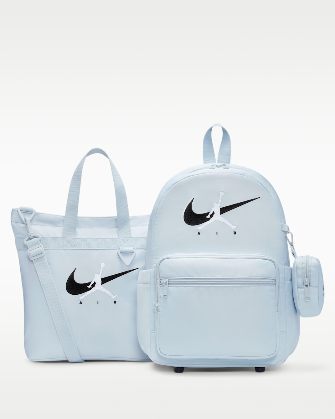 조던 레전드 리틀키즈 3피스 스쿨 백팩 세트(15L) - 퓨어 플래티넘