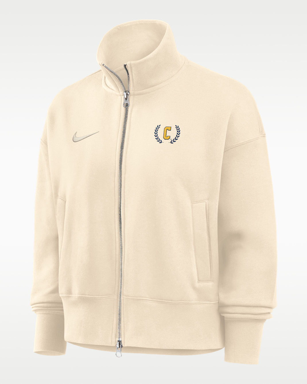 Nike College (Coppin State University) Women's Nike Phoenix Fleece Track Jacket - Natural