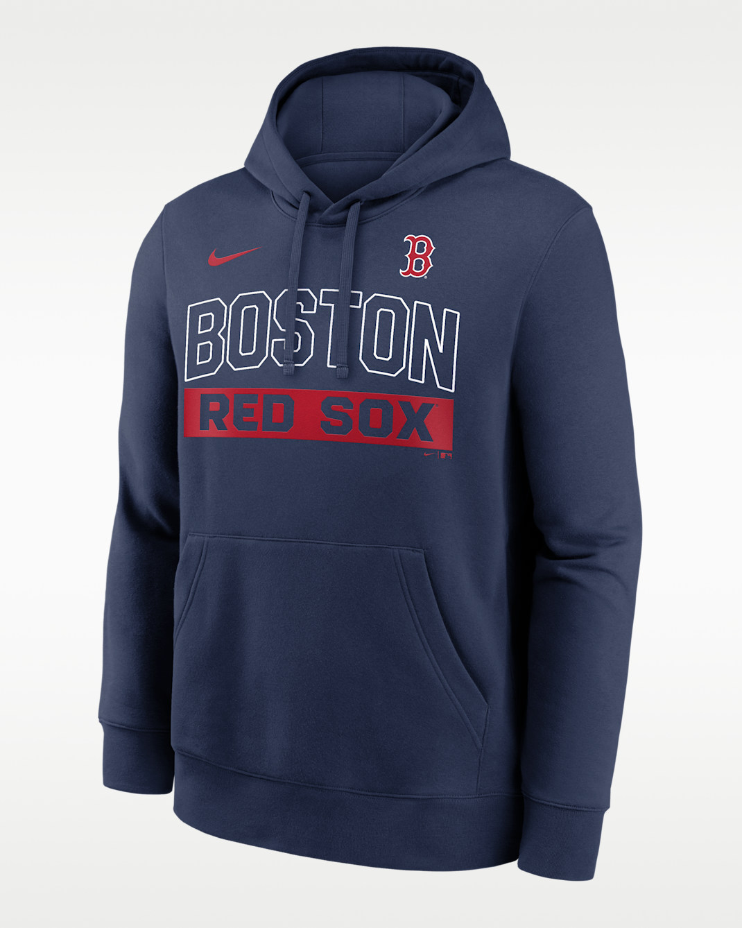 Boston Red Sox Club Men's Nike MLB Pullover Hoodie - Navy