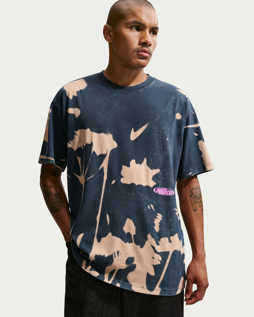 T-shirt Nike Sportswear - Dark Obsidian/Sanddrift