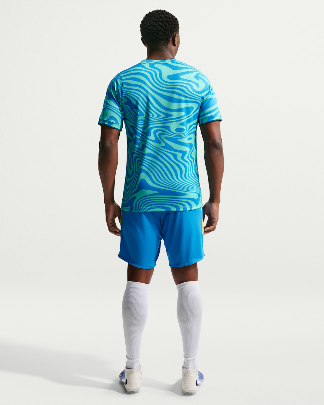 Brazil Academy Pro Men's Nike Dri-FIT Soccer Pre-Match Short-Sleeve Top