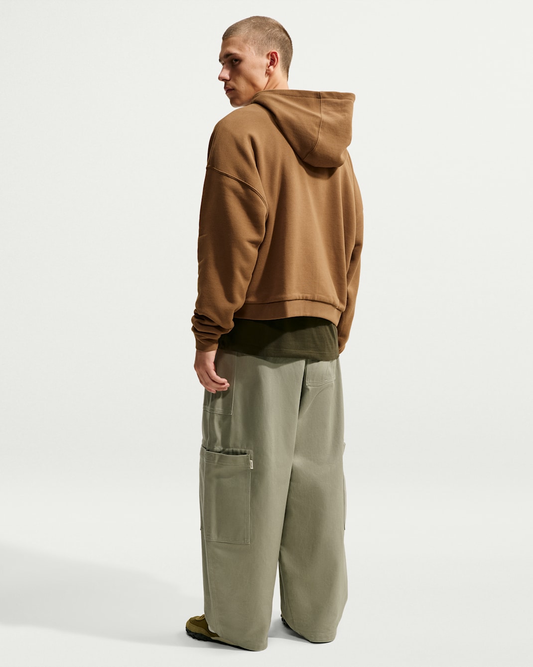 Nike Club Men's Oversized Fleece Full-Zip Reversible Hoodie
