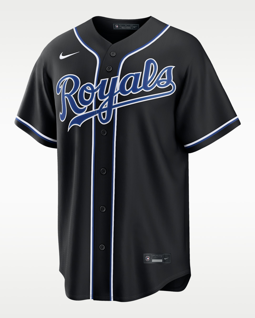 Bobby Witt Jr. Kansas City Royals Men's Nike MLB Replica Fashion Jersey - Black/Royal