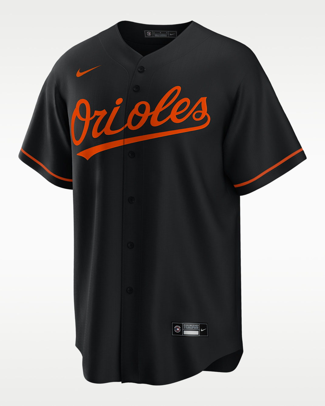Jersey de béisbol tipo réplica para hombre MLB Baltimore Orioles - Negro