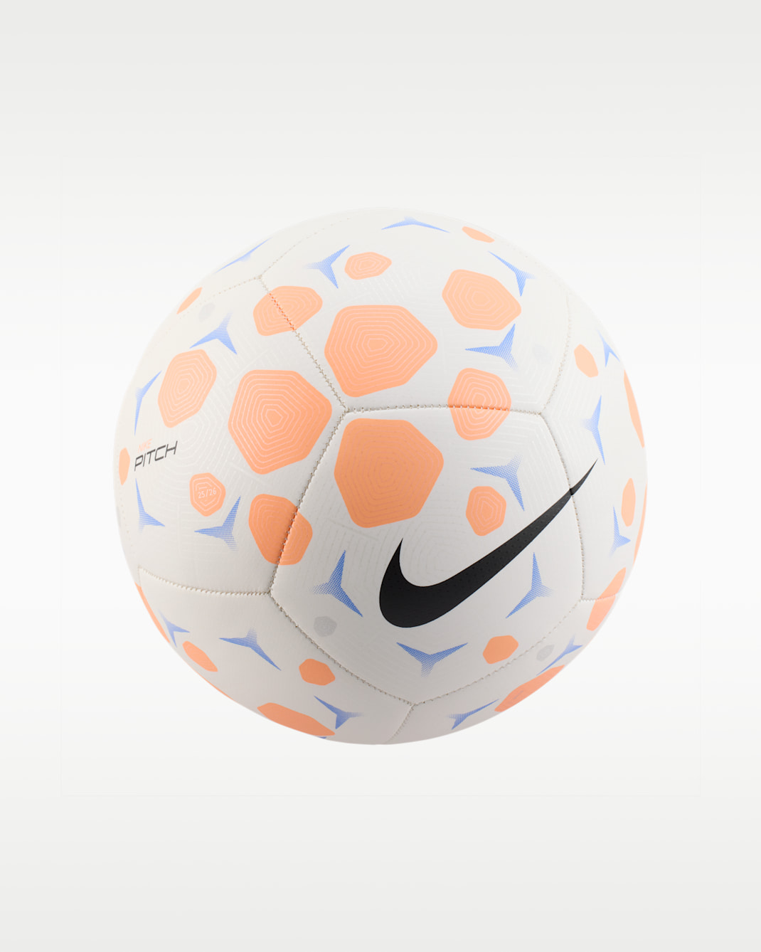 ナイキ ピッチ サッカーボール - ホワイト/オレンジパルス/ブラック