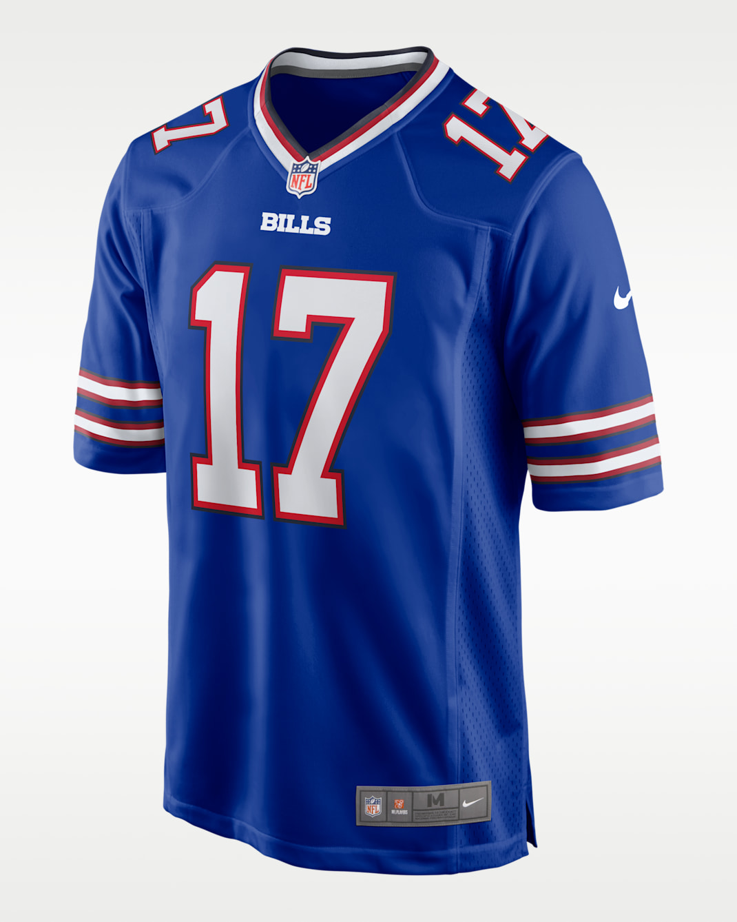 Jersey Nike de juego para hombre Josh Allen Buffalo Bills - Azul eléctrico