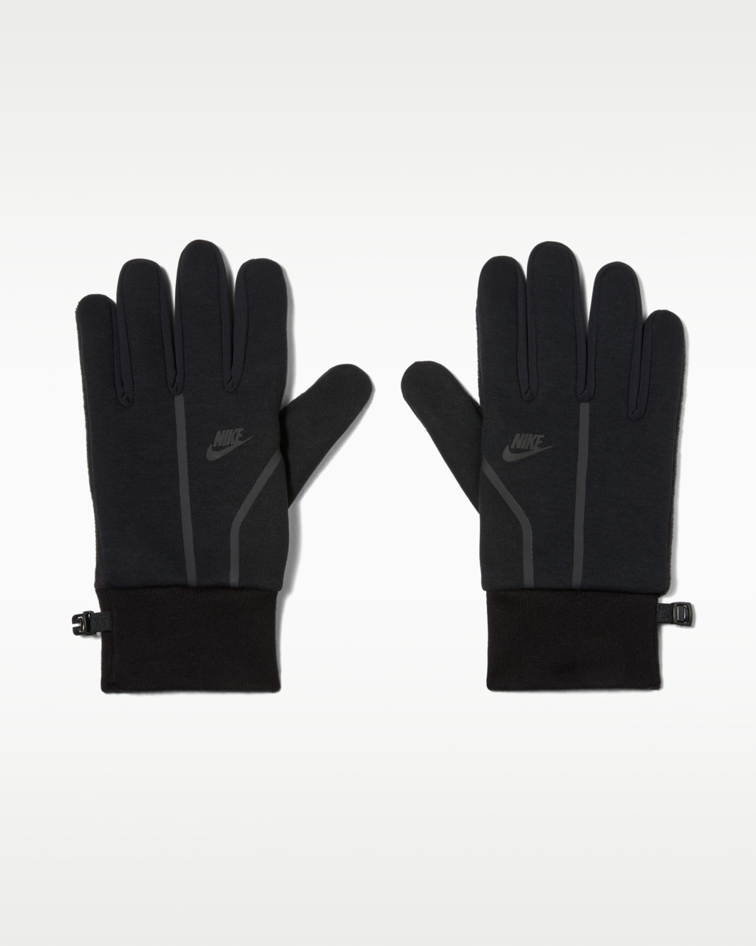 Gants Nike Tech Fleece pour homme - Noir/Noir