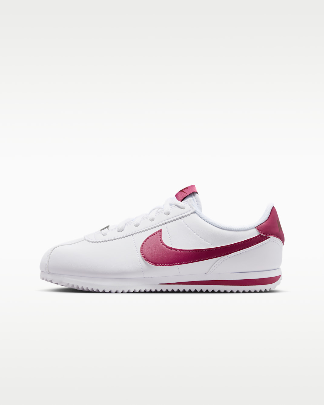 Tenis para niños grandes Nike Cortez - Blanco/Rojo team/Remolacha dulce
