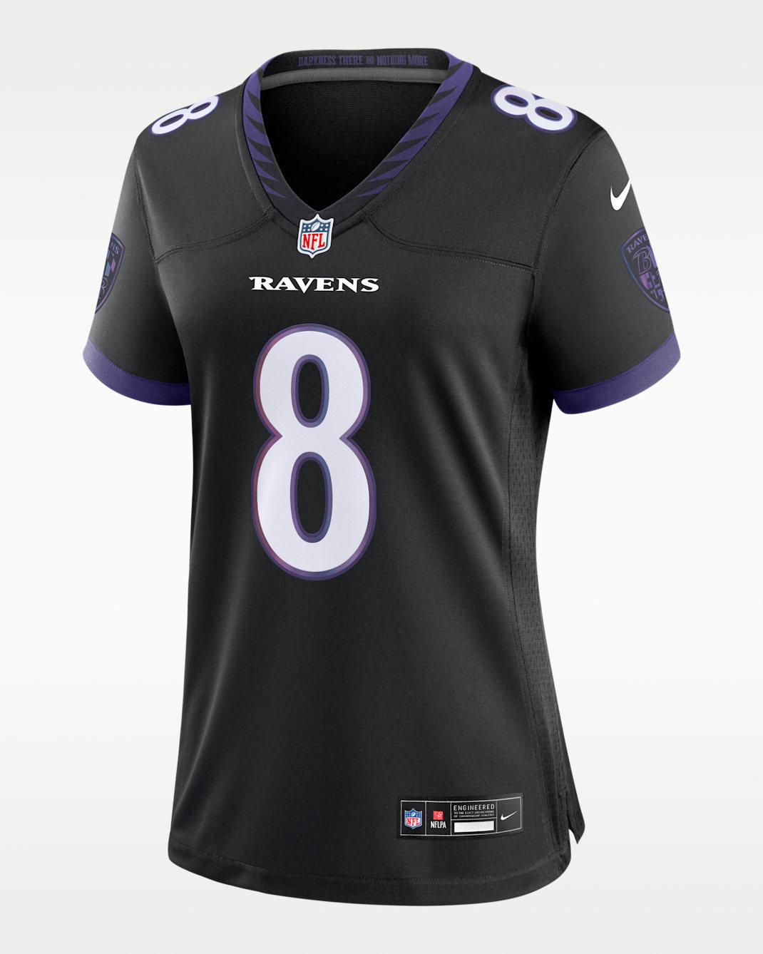 Lamar Jackson Baltimore Ravens Women's Nike NFL Game Jersey - Black